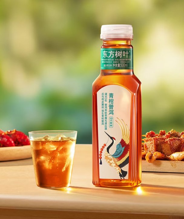 东方树叶青柑普洱500毫升